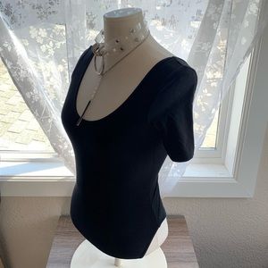 American Apparel Black Bodysuit